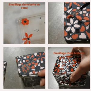 Cours d'émaillage sur verre et peinture sur verre