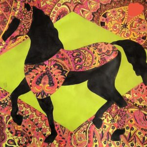 Composition mixte (le cheval)