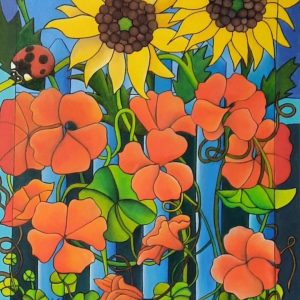 Huile " tournesols et capucines"